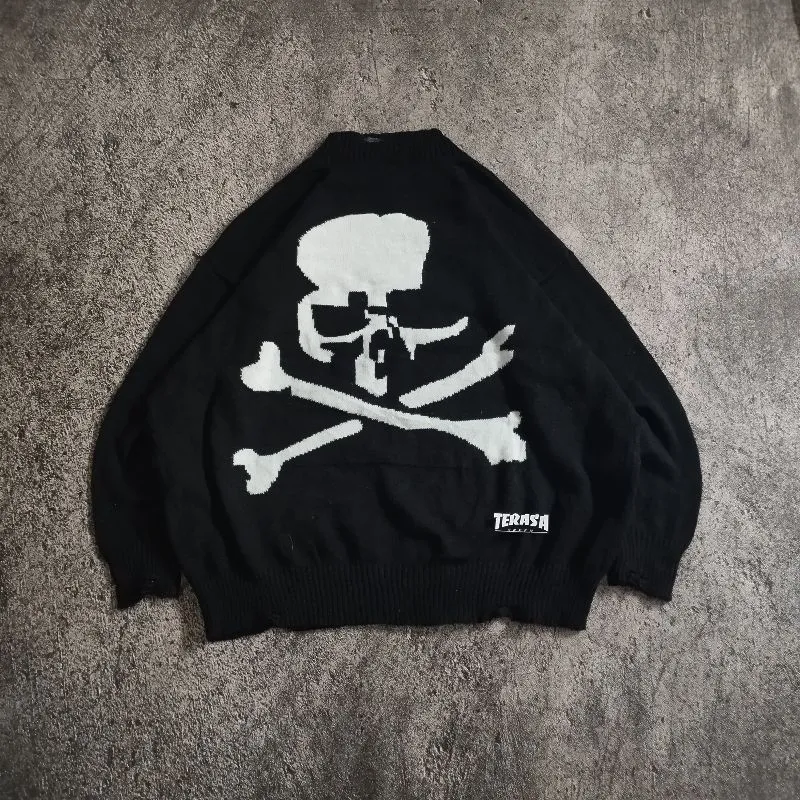 Japanese brand Streetwear Sweater Pria black photo 1
