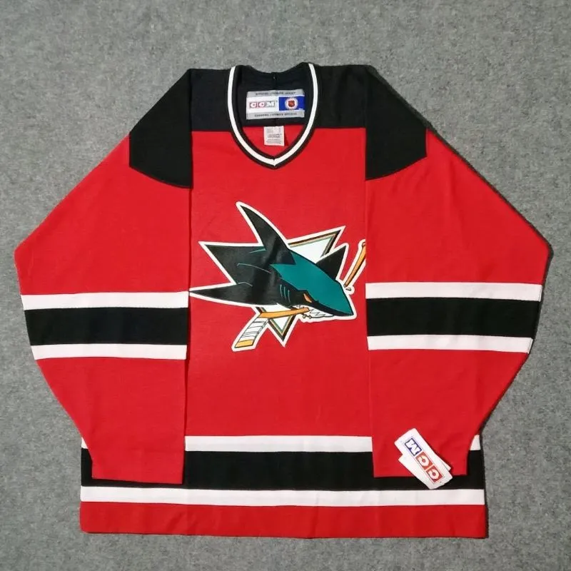 JERSEY HOCKEY SAN JOSE SHARK BY CCM NOS photo 1