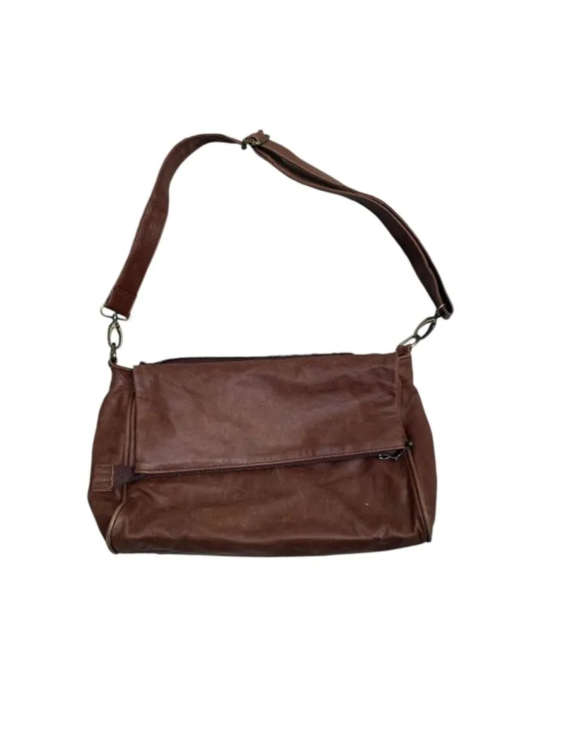 Vintage sling bag leather men 80s tas kulit asli tas vintage photo 1