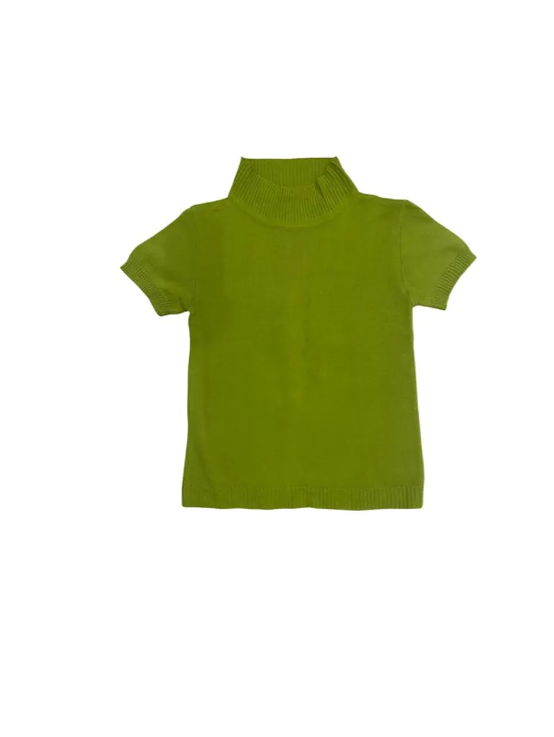 green knit turtle neck photo 1