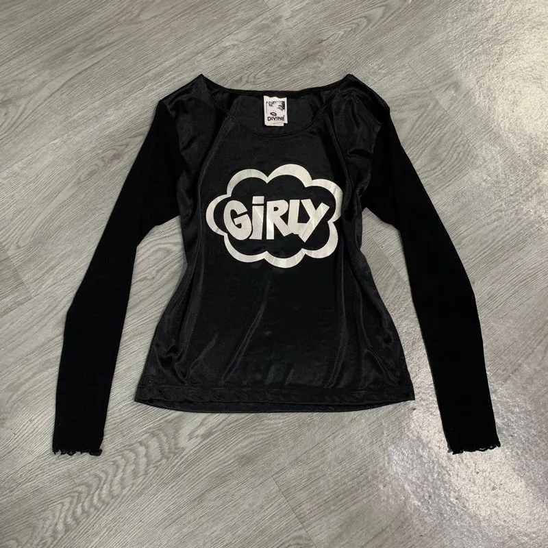 Y2K DIVINE GIRLY FITTED TOP photo 1