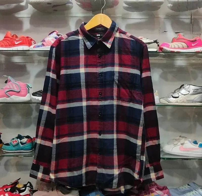 KEMEJA PANJANG UNIQLO FLANEL photo 1