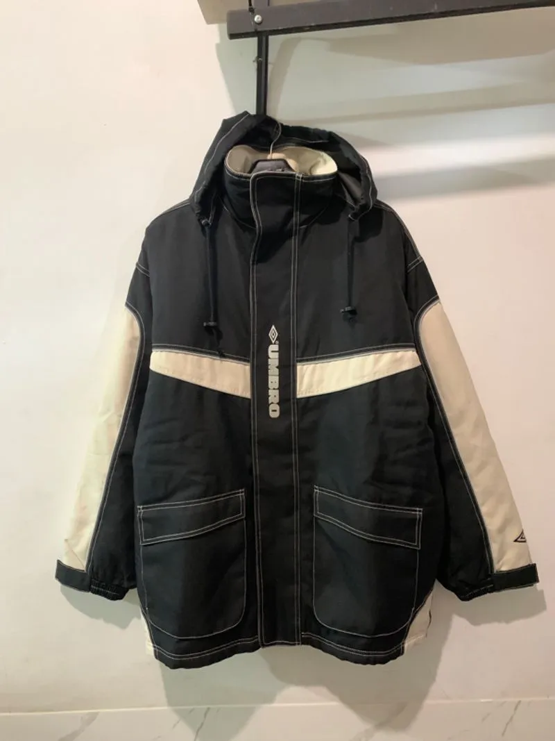 Vintage 90s Casual Canvas Jacket Umbro two tone photo 1