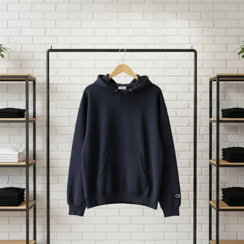 Champion ECO USA Basic Heavy Navy Hoody photo 1