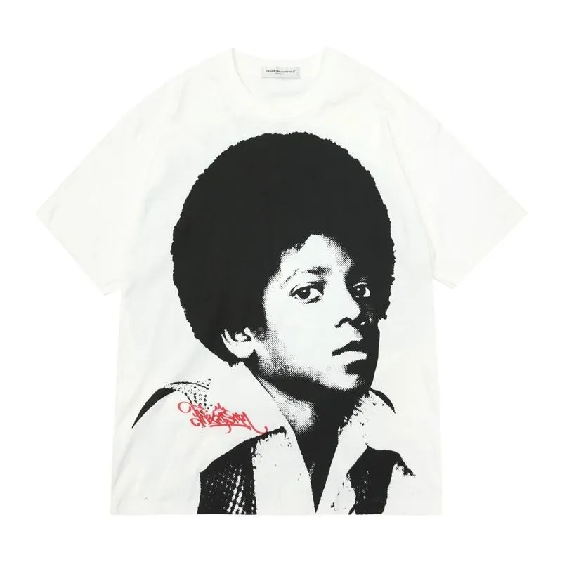 Thanksinsomnia Vintage T-shirt Pria white black photo 1
