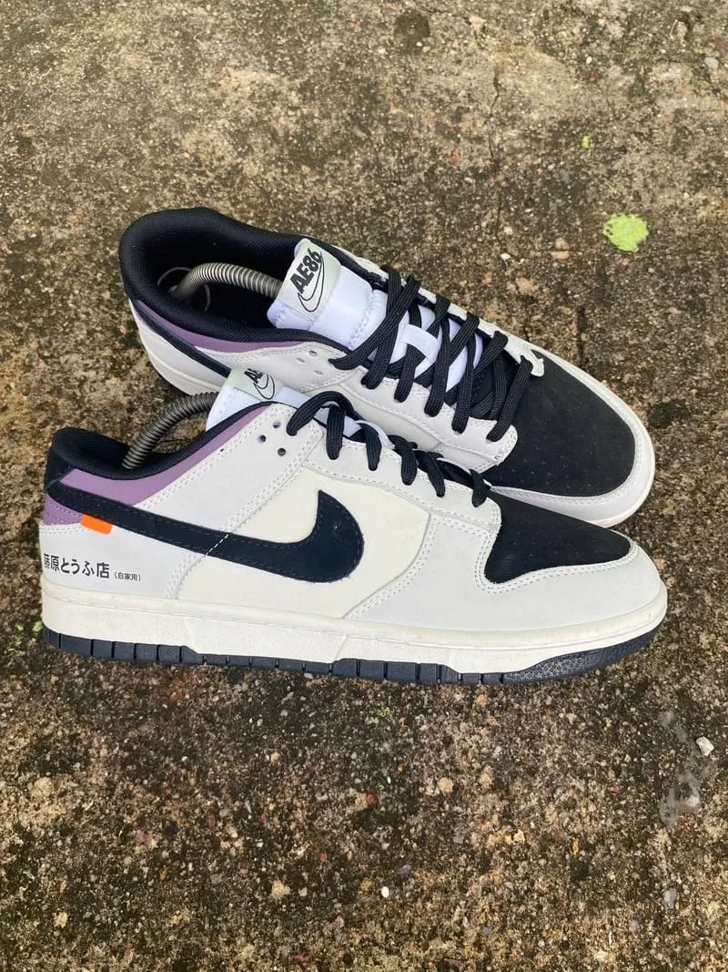 Nike Casual Sneakers Pria purple white black photo 1