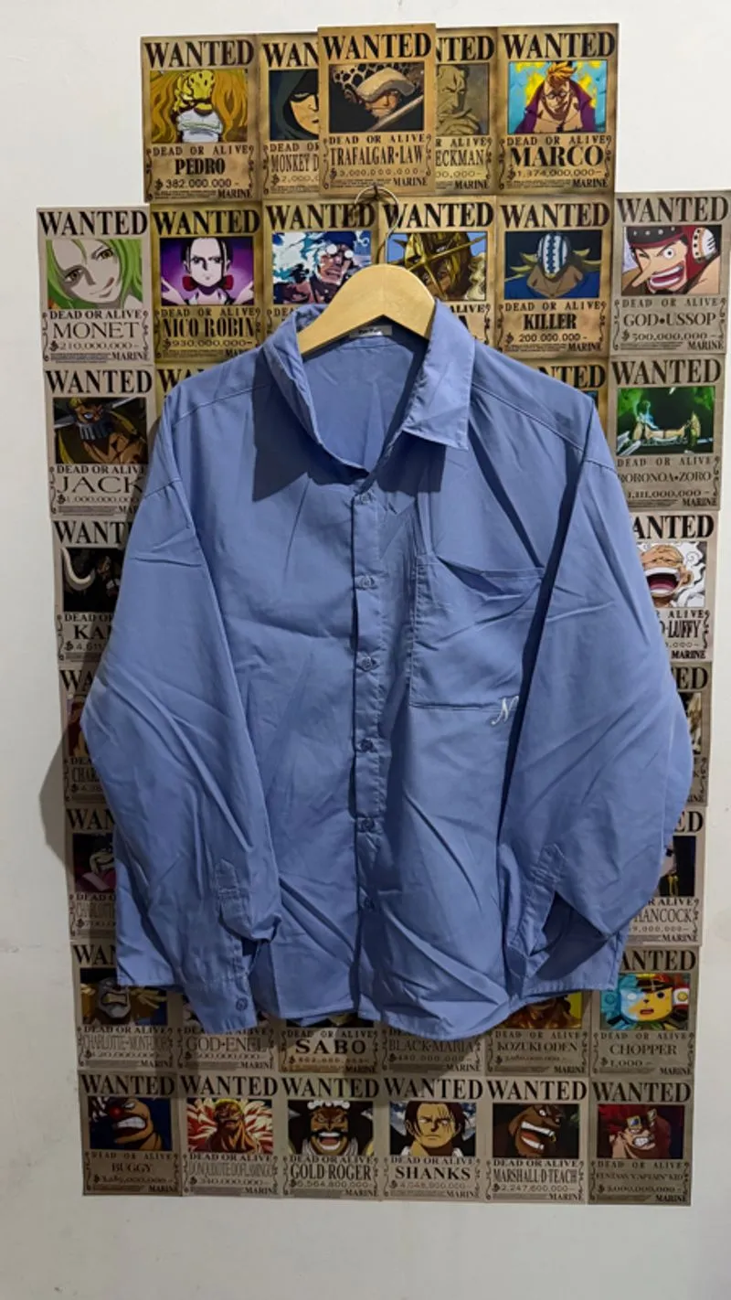 Light Blue Long-Sleeved Button Down Shirt - Size XL photo 1