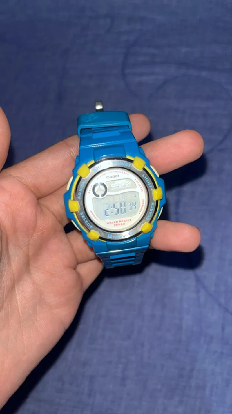 jam tangan baby g blue yellow photo 1