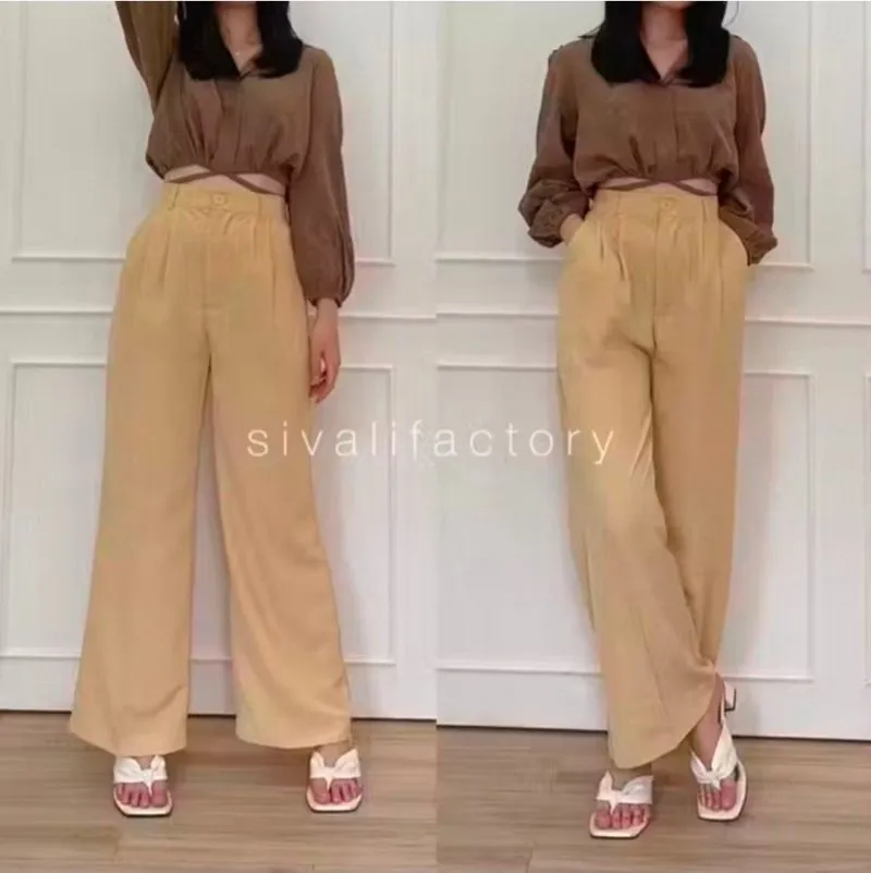 Sivali Loose Pants 332 Trousers Banana - All Size (S-M) photo 1