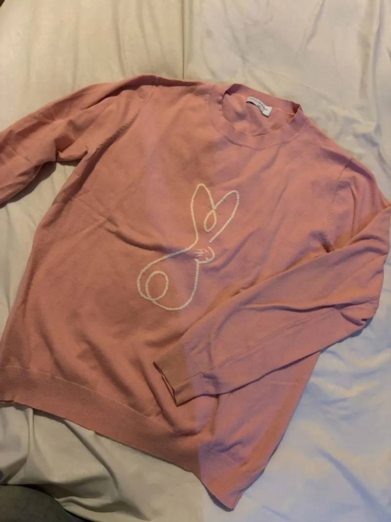 Local brand - pink bunny sweater photo 1