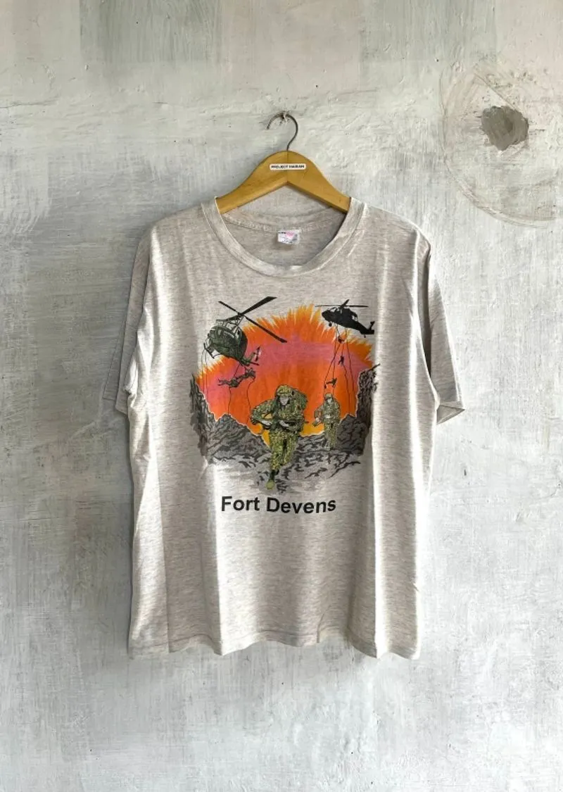 T-shirt Vtg fort devens 1992 US army  photo 1