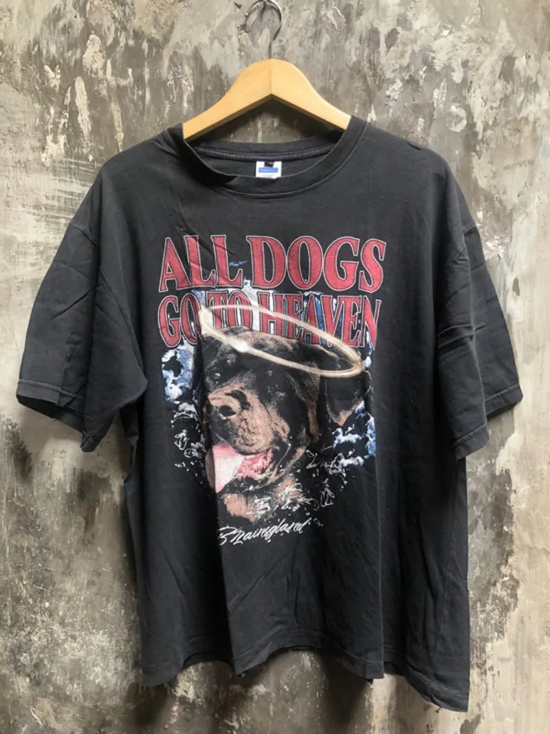 Tshirt ALL DOGS GO TO HEAVEN photo 1