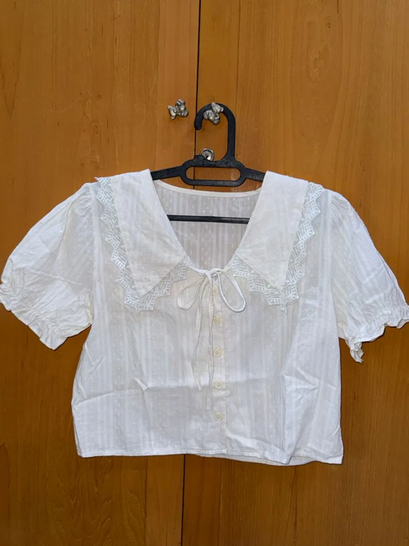 Baju Ala Korea Putih photo 1