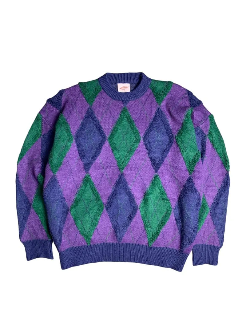 Coogi Streetwear Y2K Cardigan Pria purple photo 1