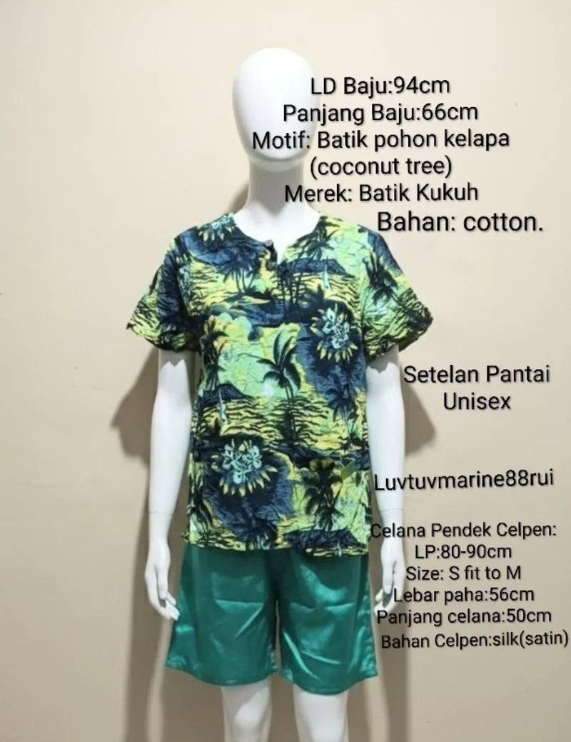 Setelan Pantai/Beachwear Unisex  photo 1