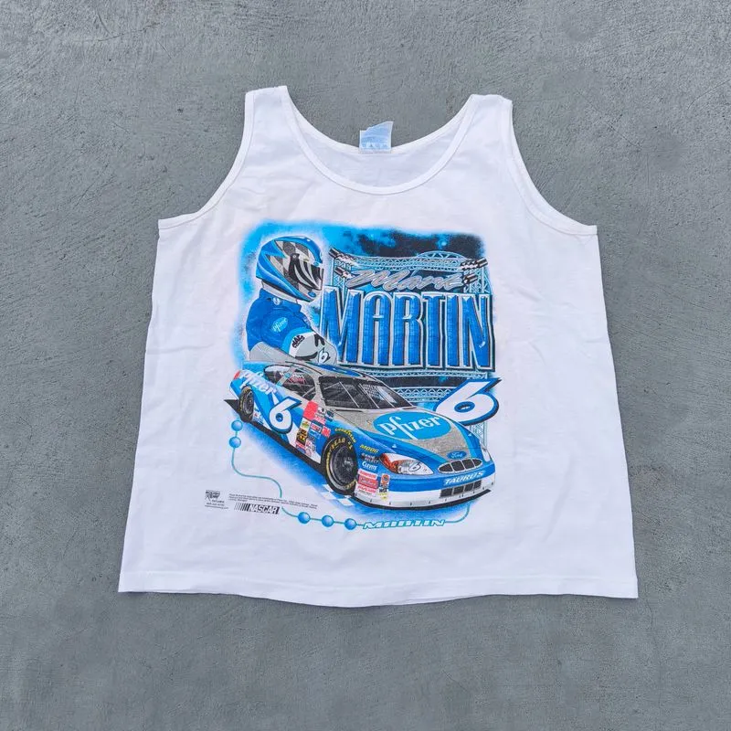 Kaos Tanktop Vintage Nascar Racing photo 1