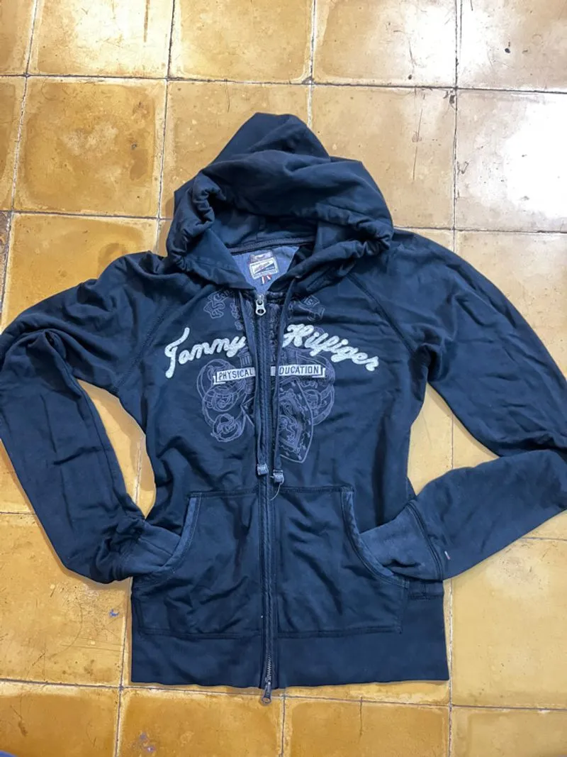 tommy hilfiger physical education double zip vintage photo 1