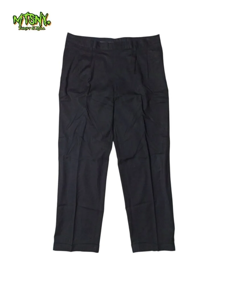 Celana Formal Bahan Alto Moda Hitam Straight photo 1