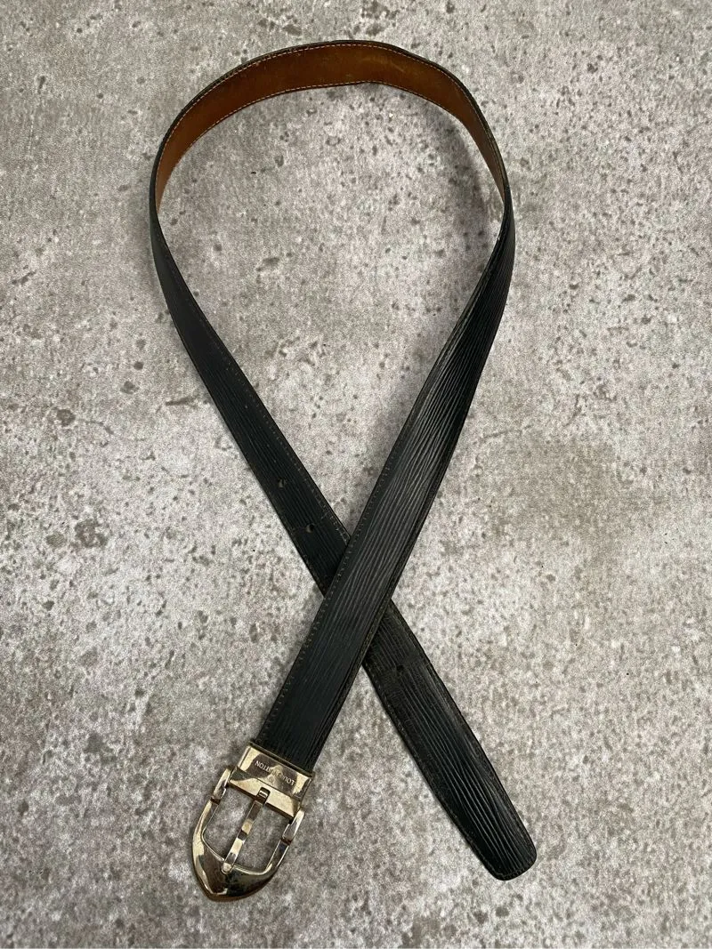 Louis Vuitton leather belt photo 1