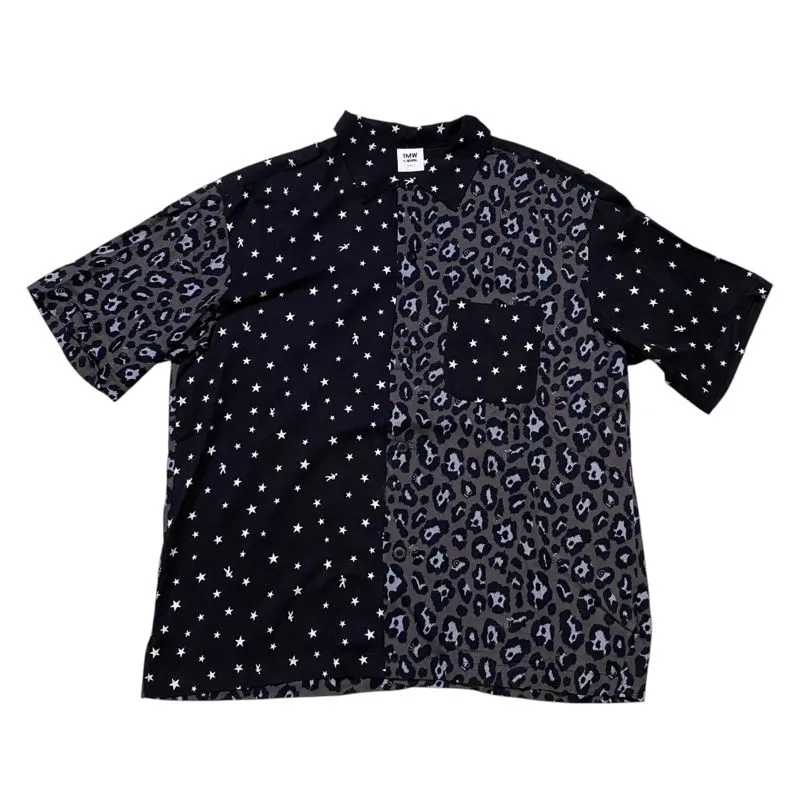 GU sophnet 1MW leopard and star print shirt photo 1