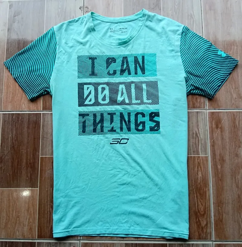 Under Armour Casual T-shirt Pria green photo 1