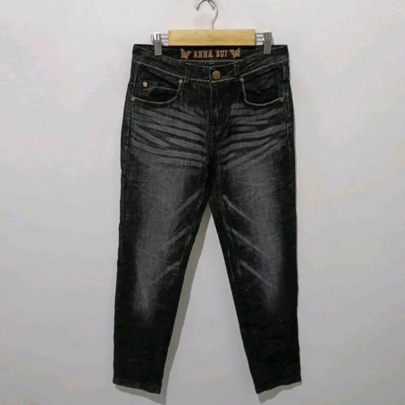 ANNA SUI Denim Jeans Women photo 1