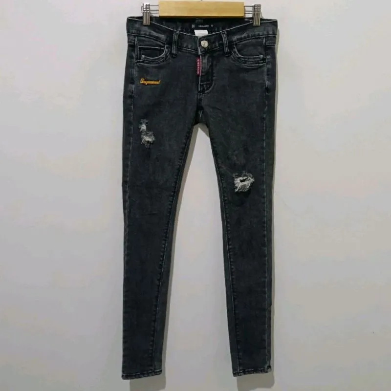 DSQUARED2 Distressed Denim Jeans Made in Italy photo 1