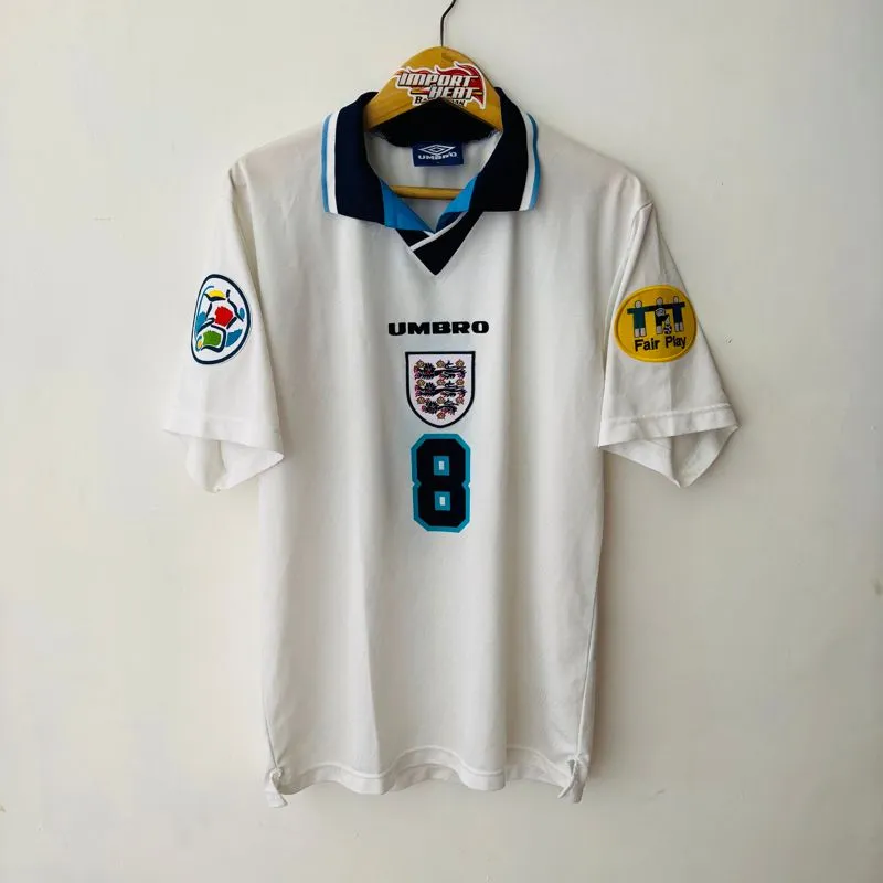 Umbro Template England Euro 1996 Home Gascoigne Original Jer photo 1