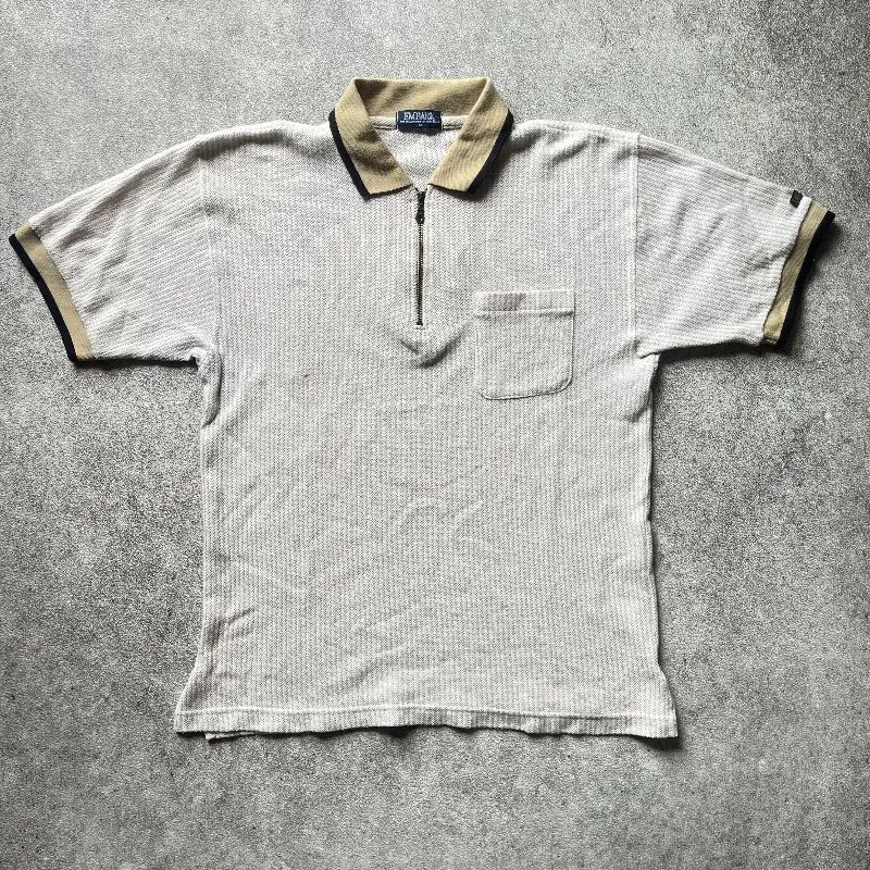 HALF ZIP KNIT SHORTSLEEVE photo 1