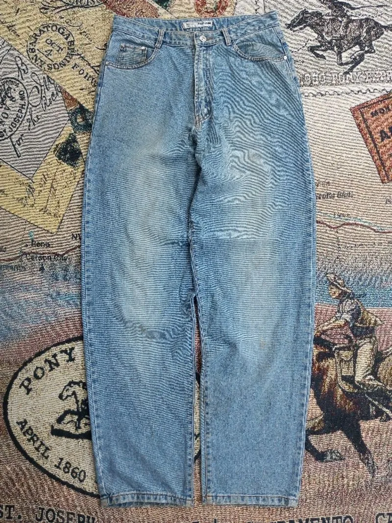 y2k vintage wideleg jeans  photo 1