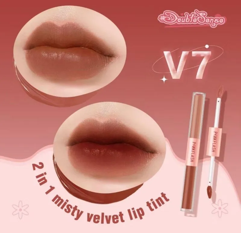 Pinkflash 2 in 1 (lipstick ombre) pigmented photo 1