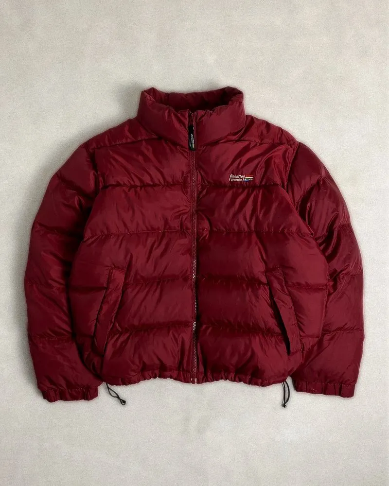 Vtg Benetton Down Jacket photo 1