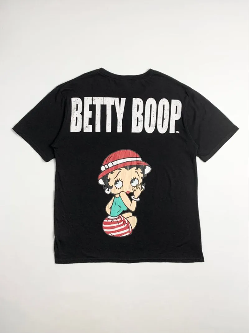 Y2k Batty Boop Tee With Big Graphic photo 1