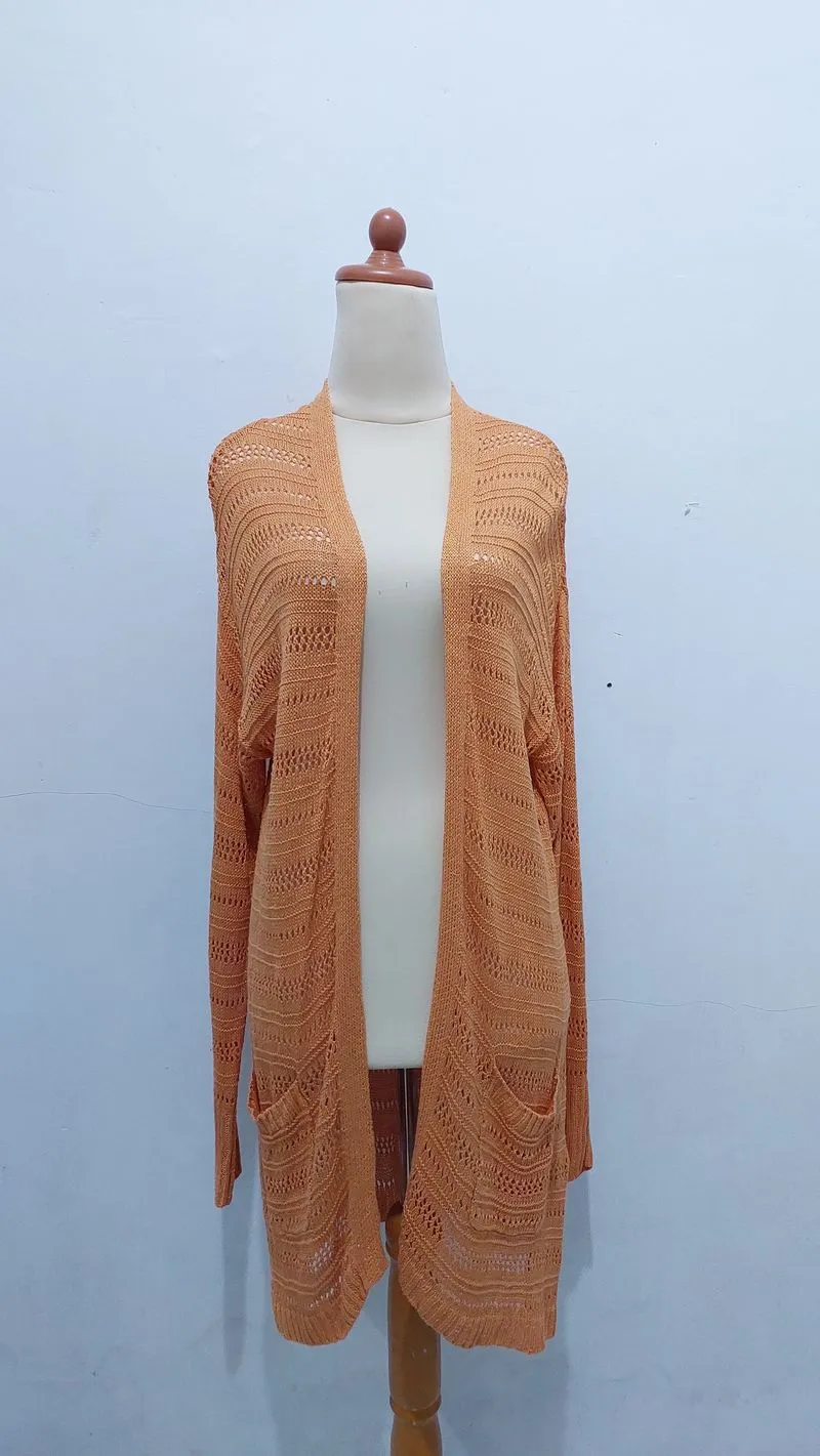 Cardigan Panjang Orange  photo 1