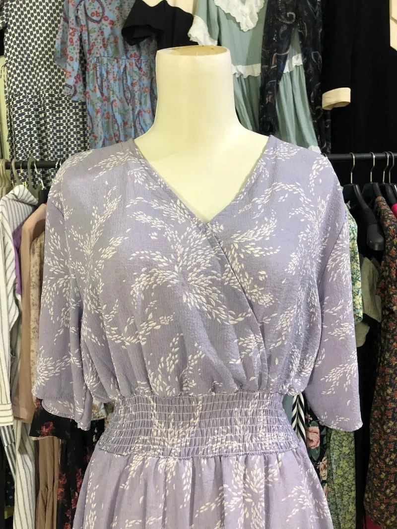 Luxury Casual dress Wanita purple photo 1