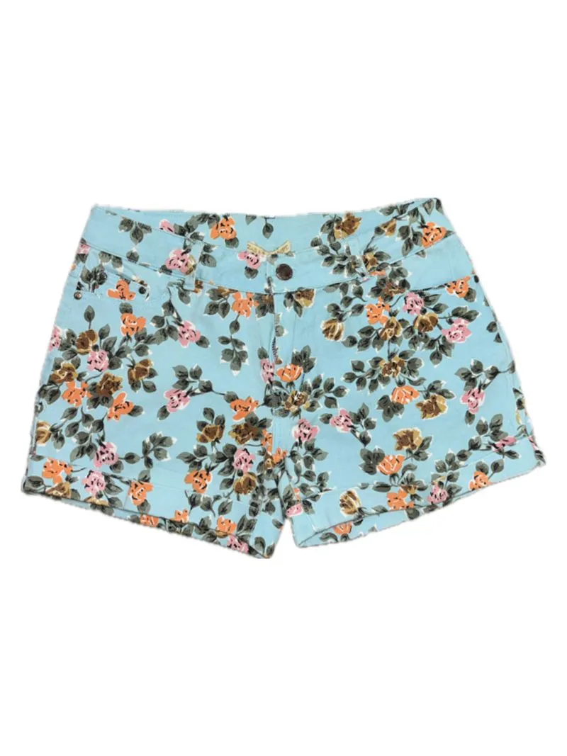 Flower blue hotpants photo 1