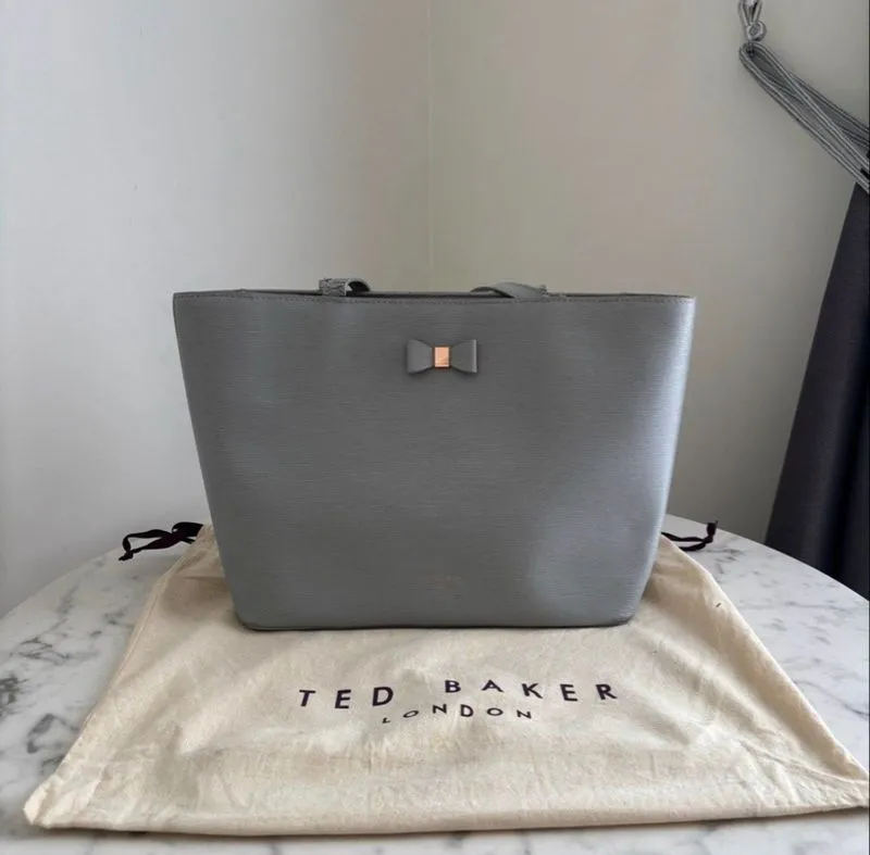 Ted Baker Bow Shopper Totebag Gray photo 1