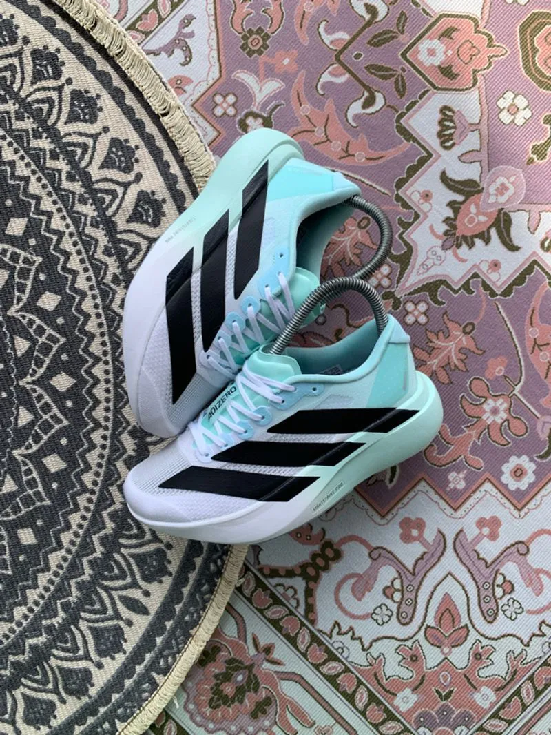 Adidas Adizero Evo SL White Blue Black photo 1