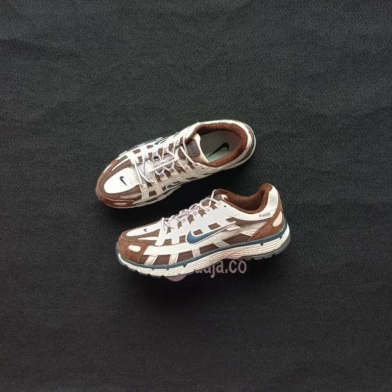 Nike P-6000 Brown White photo 1