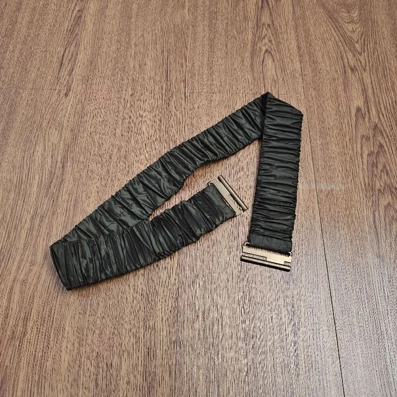 Stretchy brown casual belt photo 1