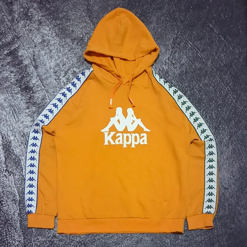 Kappa Streetwear Sportswear Hoody Pria orange photo 1