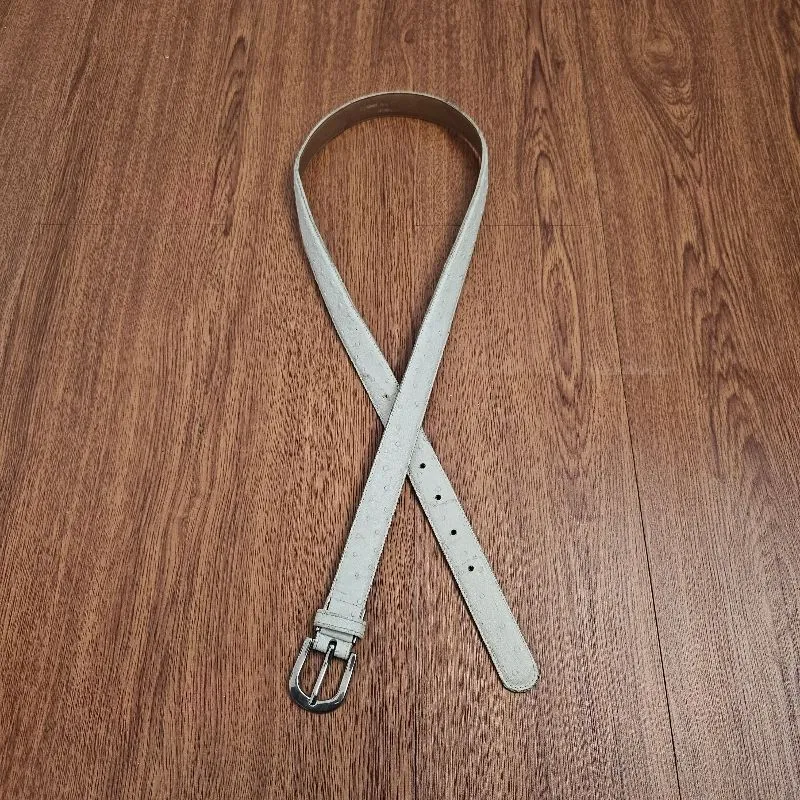 White comme des garcons leather belt photo 1