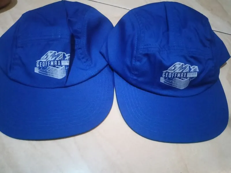 Topi 5 Panel Blue GEOFFMAX ORIGINAL  photo 1
