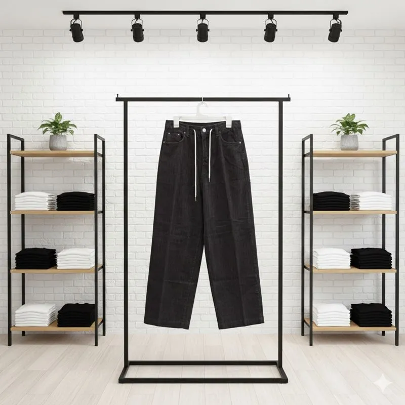 Project Salt Korean Wide Leg Corduroy Pants  photo 1