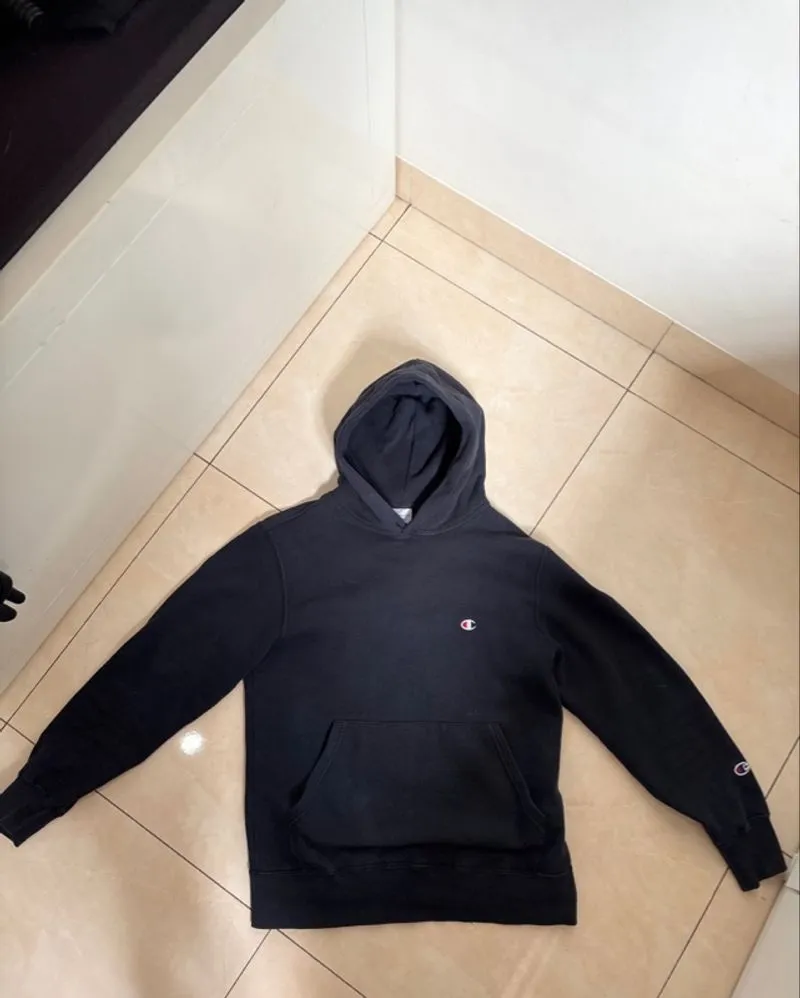 Champion Navy Blue Hoodie photo 1