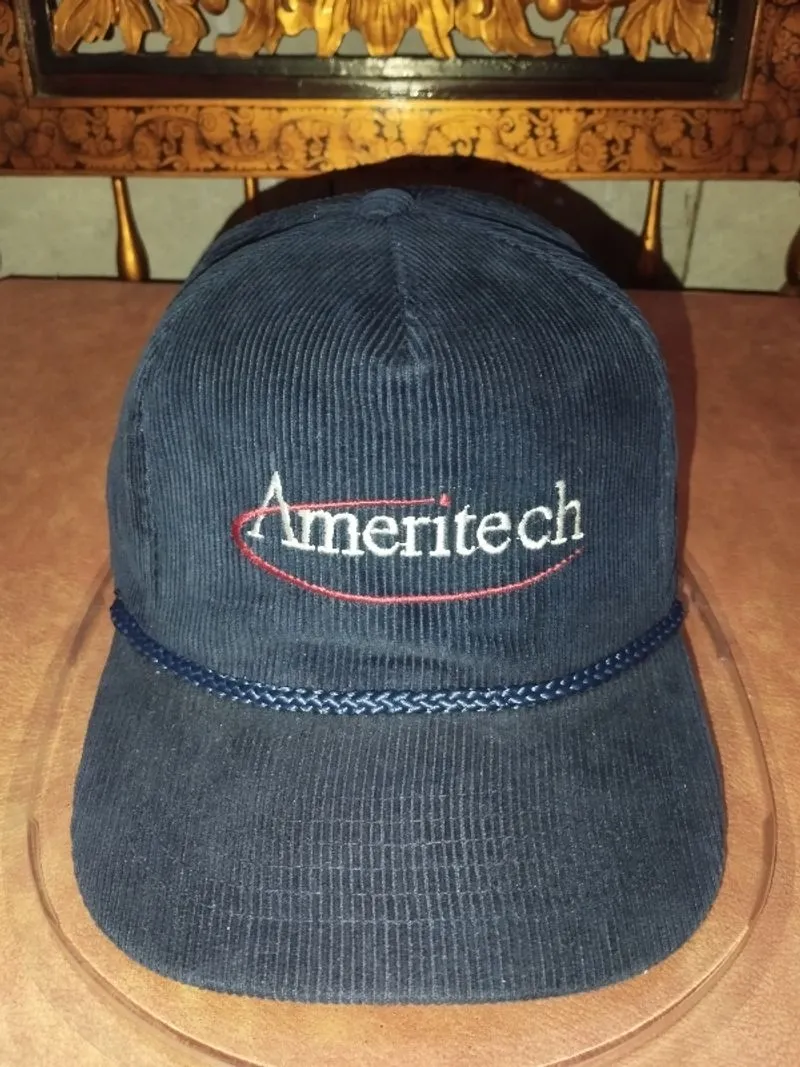 Vintage 90s Ameritech Rope Hat photo 1