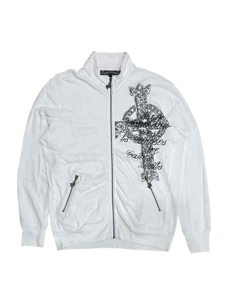 Chrome Hearts Streetwear Avant Garde Track jacket Pria white photo 1