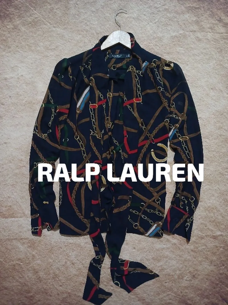 Ralp lauren sateen shirt for women second authentic photo 1