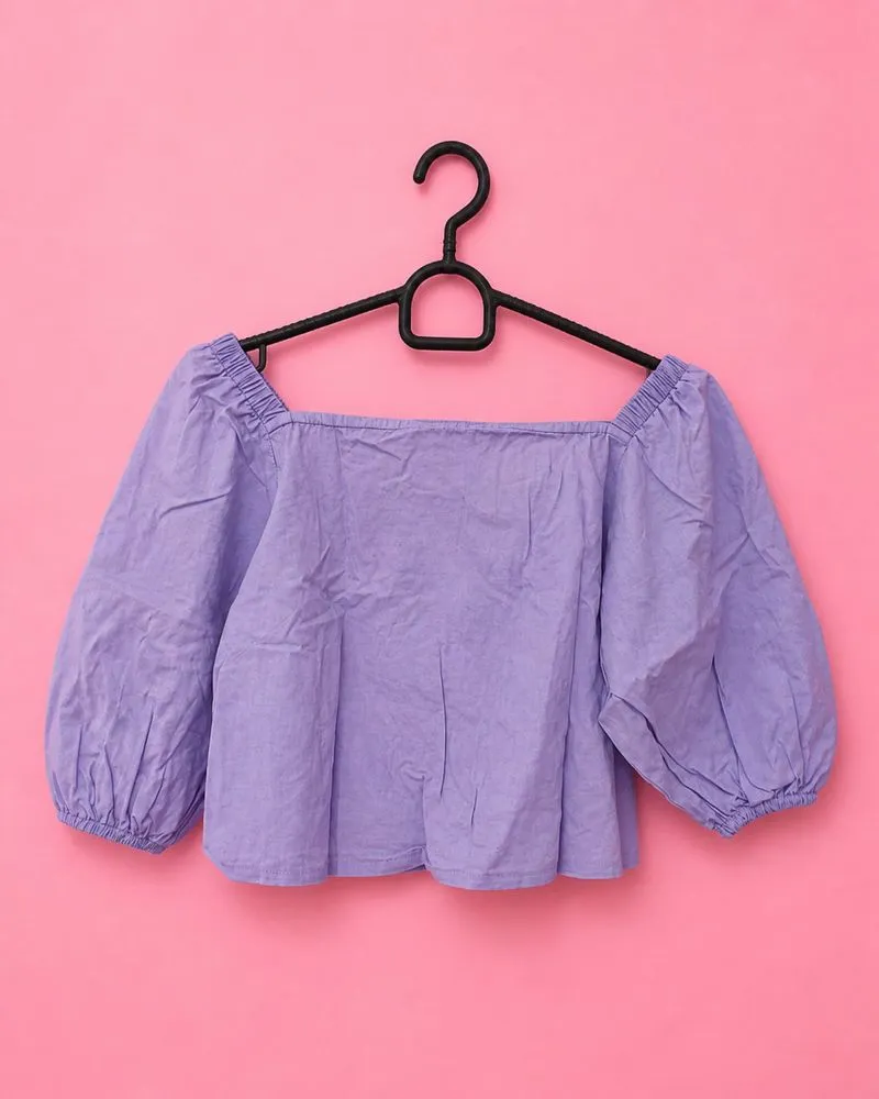 Ninette Sabrina Lilac Top  photo 1