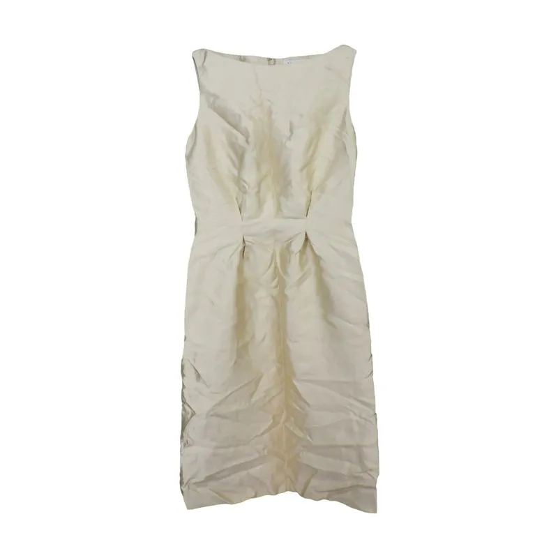 CHRISTIAN DIOR SILK WOOL SLEEVELESS MIDI DRESS photo 1
